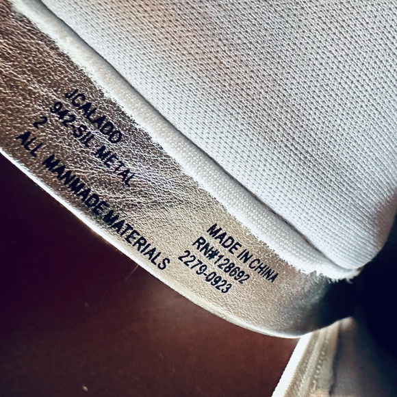 Steve Madden Metallic Silver Floral Boots - Picture 5 of 5